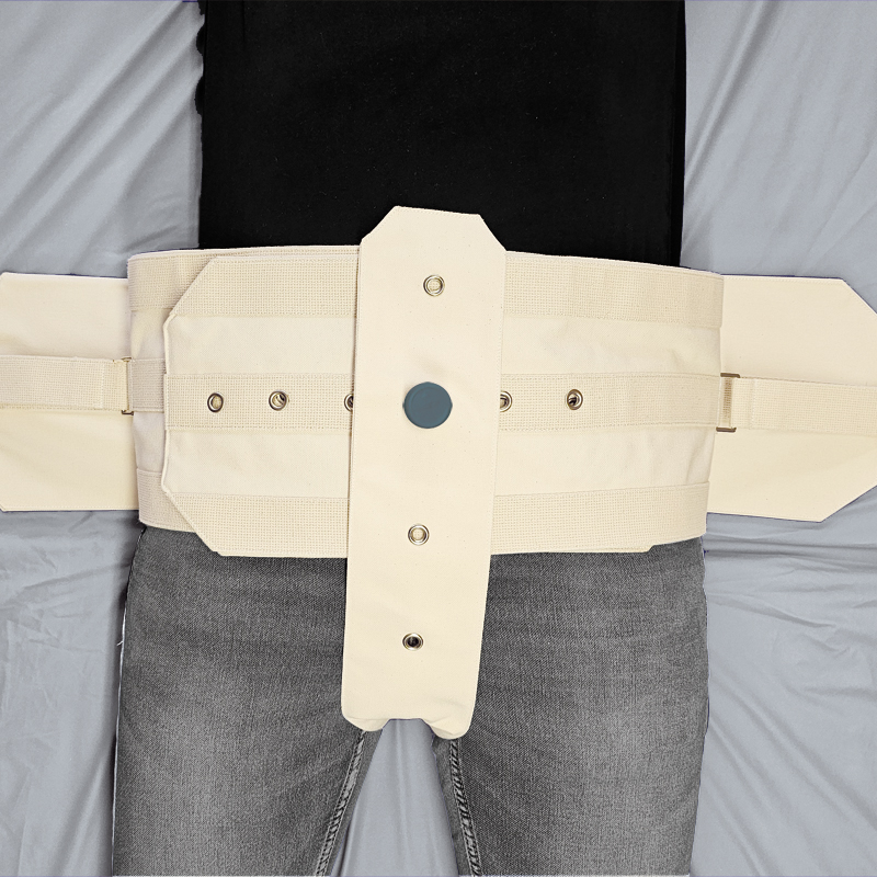 Cintura di contenzione per letto doppia con fascia inguinale